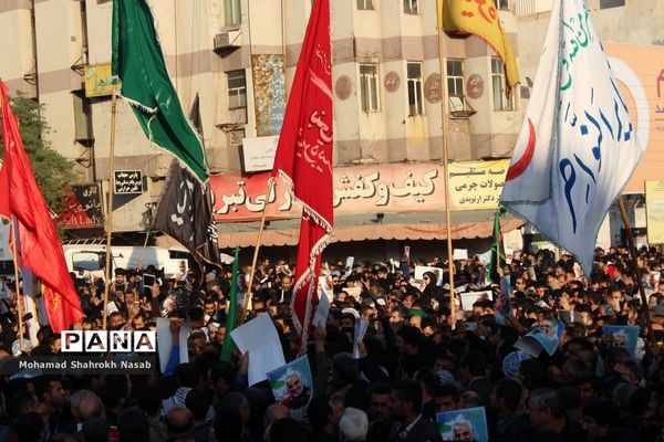 تشییع با شکوه پیکر سردار شهید سلیمانی در اهواز-2