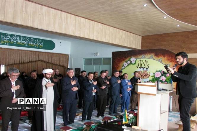 مراسم گرامیداشت یاد و خاطره سردار حاج قاسم سلیمانی در آموزش و پرورش شهرستان شاهین دژ