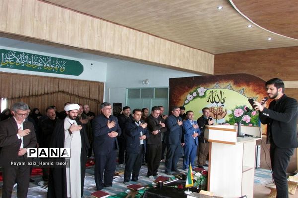 مراسم گرامیداشت یاد و خاطره سردار حاج قاسم سلیمانی در آموزش و پرورش شهرستان شاهین دژ