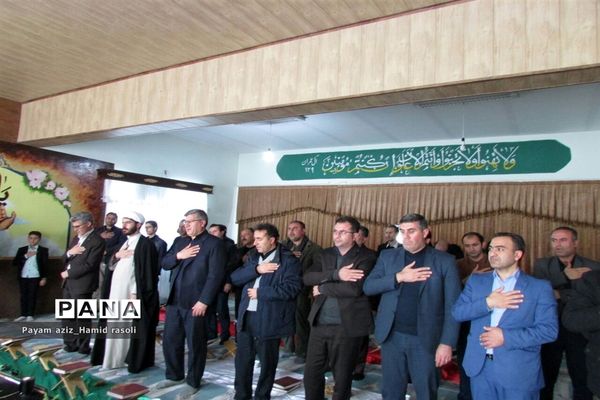 مراسم گرامیداشت یاد و خاطره سردار حاج قاسم سلیمانی در آموزش و پرورش شهرستان شاهین دژ