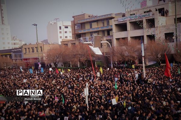مراسم تشییع پیکر مطهر سپهبد شهید قاسم سلیمانی در مشهد مقدس