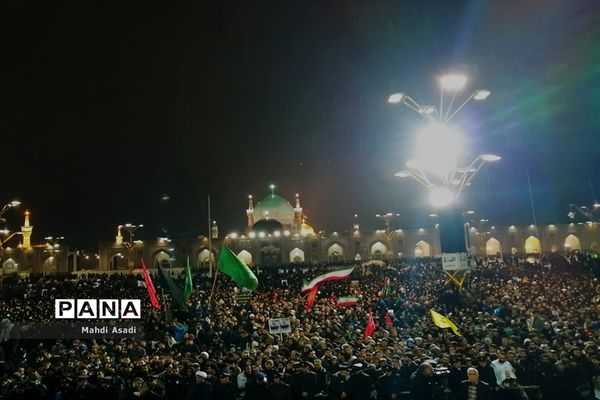 مراسم تشییع پیکر مطهر سپهبد شهید قاسم سلیمانی در مشهد مقدس