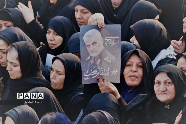 مراسم تشییع پیکر مطهر سپهبد شهید قاسم سلیمانی در مشهد مقدس