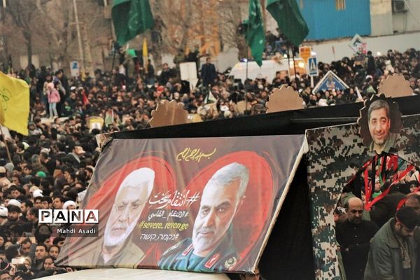 مراسم تشییع پیکر مطهر سپهبد شهید قاسم سلیمانی در مشهد مقدس