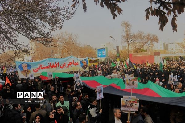 مراسم تشییع پیکر مطهر سپهبد شهید قاسم سلیمانی در مشهد مقدس