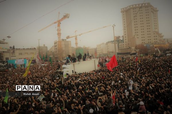 مراسم تشییع پیکر مطهر سپهبد شهید قاسم سلیمانی در مشهد مقدس
