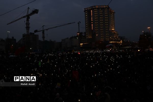 مراسم تشییع پیکر مطهر سپهبد شهید قاسم سلیمانی در مشهد مقدس