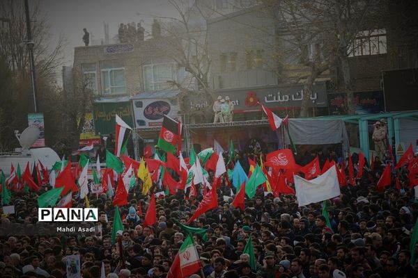 مراسم تشییع پیکر مطهر سپهبد شهید قاسم سلیمانی در مشهد مقدس