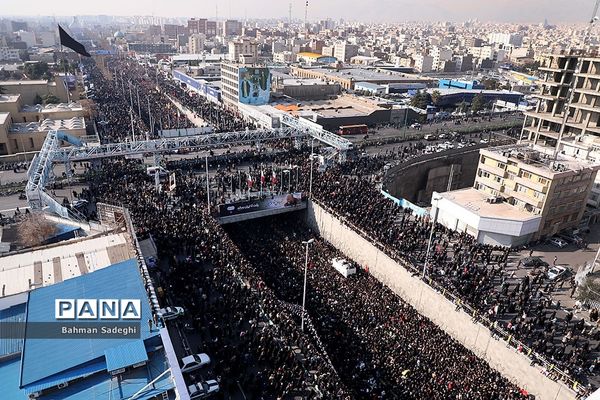 تشییع پیکر شهدای مقاومت در تهران-4