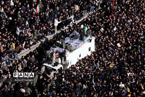 تشییع پیکر شهدای مقاومت در تهران-4