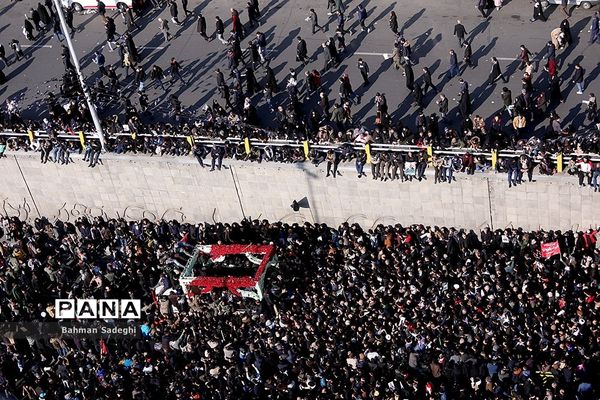 تشییع پیکر شهدای مقاومت در تهران-4