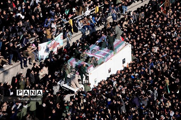 تشییع پیکر شهدای مقاومت در تهران-4