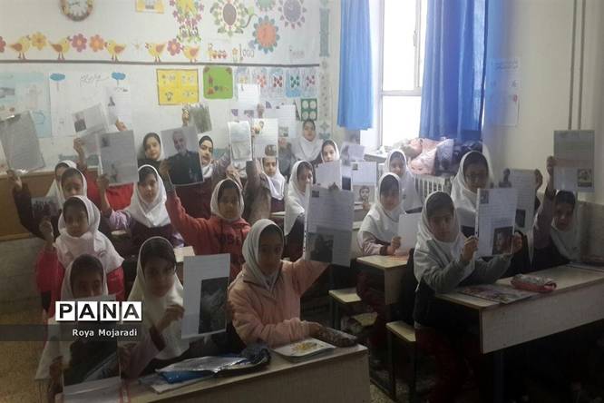 برگزاری نمایشگاه نقاشی در آموزشگاه پروین بهمناسبت شهادت سردار مقاومت در خراسان شمالی