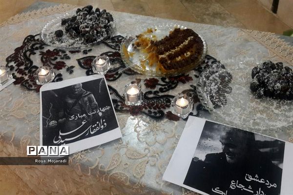 برگزاری نمایشگاه نقاشی در آموزشگاه پروین به‌مناسبت شهادت سردار مقاومت در خراسان شمالی