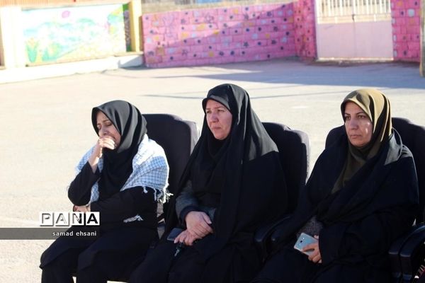 عزاداری دانش آموزان پیشتاز مدرسه جهادگران یاسوج در سوگ سردار دلها