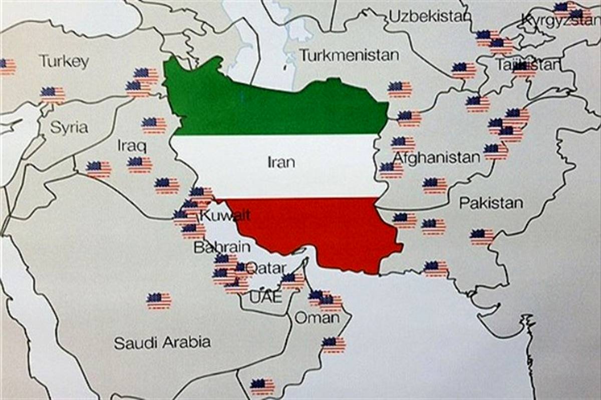 پایگاه‌های نظامی آمریکا در خاورمیانه چقدر با تهران فاصله دارند