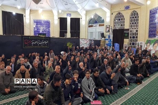 بزرگداشت شهادت سردار سپهبد پاسدار حاج قاسم سلیمانی در مساجد نی ریز