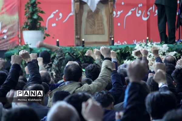مراسم بزرگداشت شهید سردار سلیمانی در محمودآباد
