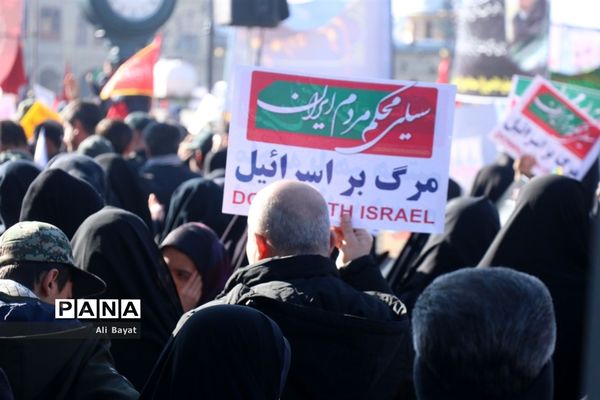 مراسم سوگواری شهادت سردار سلیمانی در همدان