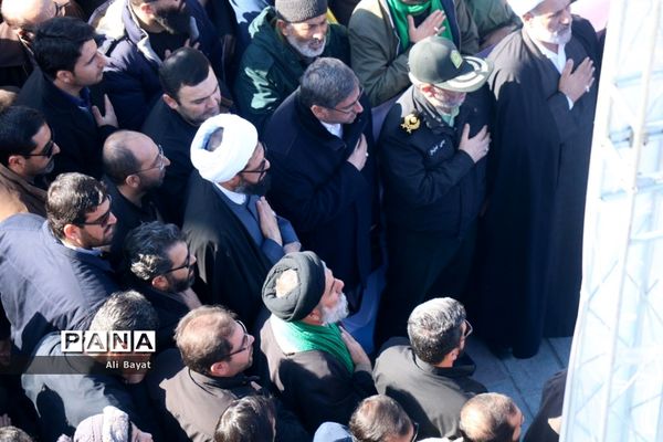 مراسم سوگواری شهادت سردار سلیمانی در همدان