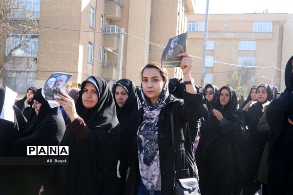 مراسم سوگواری شهادت سردار سلیمانی در همدان