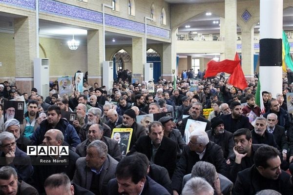 مراسم بزرگداشت شهادت سپهبد حاج قاسم سلیمانی در ارومیه