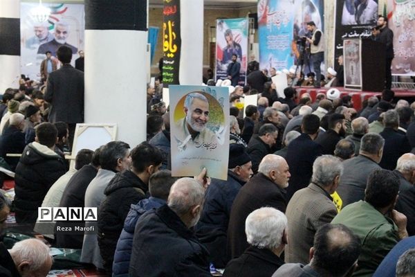 مراسم بزرگداشت شهادت سپهبد حاج قاسم سلیمانی در ارومیه