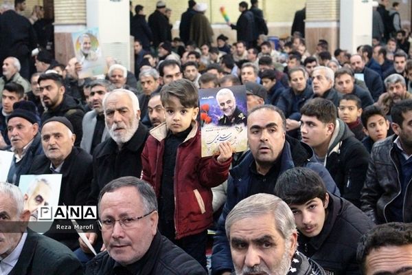 مراسم بزرگداشت شهادت سپهبد حاج قاسم سلیمانی در ارومیه