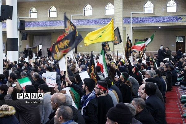 مراسم بزرگداشت شهادت سپهبد حاج قاسم سلیمانی در ارومیه