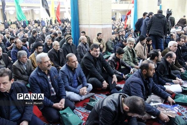 مراسم بزرگداشت شهادت سپهبد حاج قاسم سلیمانی در ارومیه