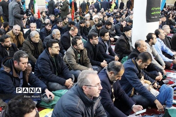 مراسم بزرگداشت شهادت سپهبد حاج قاسم سلیمانی در ارومیه