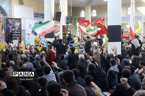 مراسم بزرگداشت شهادت سپهبد حاج قاسم سلیمانی در ارومیه