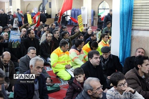 مراسم بزرگداشت شهادت سپهبد حاج قاسم سلیمانی در ارومیه