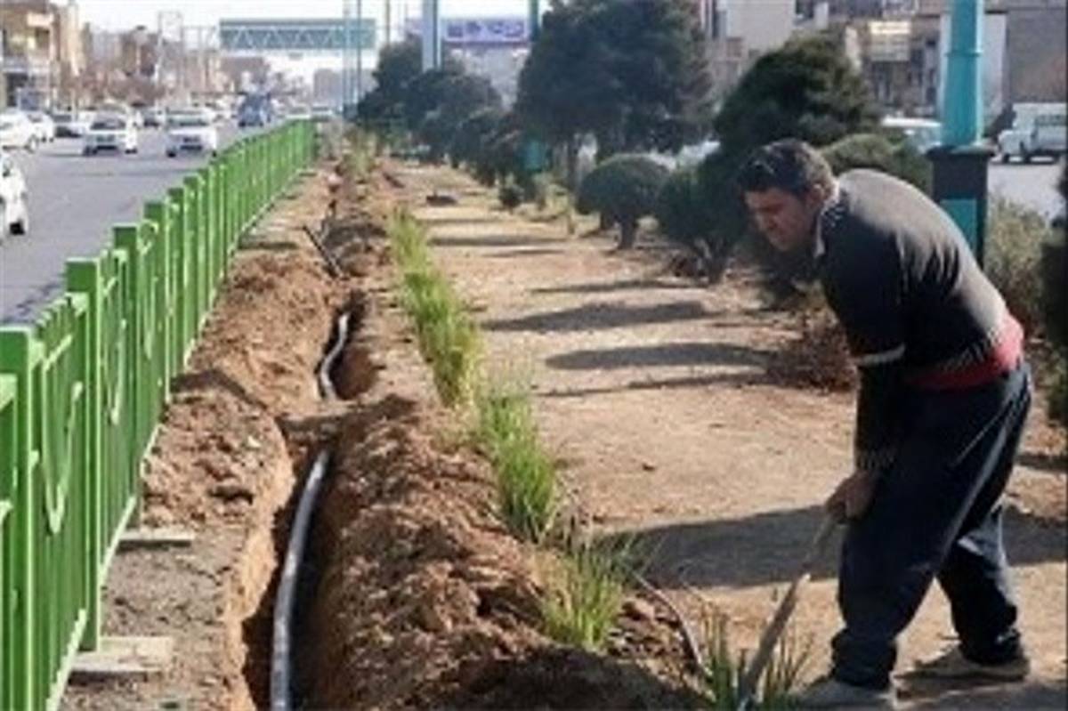 حذف آب شرب از شبکه آبیاری فضای سبز در یزد
