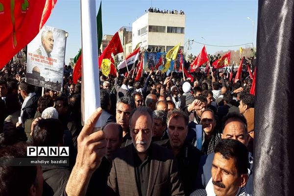مراسم تشییع شهید قاسم سلیمانی در کرمان