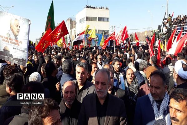 مراسم تشییع شهید قاسم سلیمانی در کرمان
