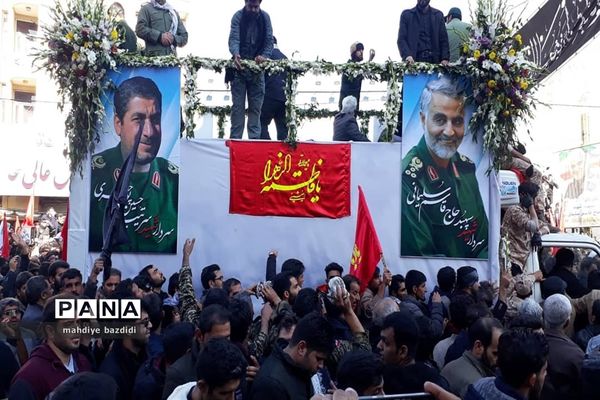 مراسم تشییع شهید قاسم سلیمانی در کرمان