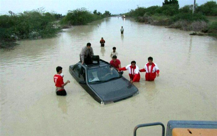 آخرین وضع محورهای منتهی به مناطق سیل‌زده