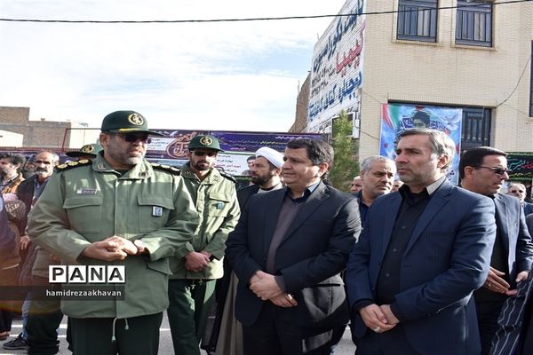 تشییع پیکر شهید سانحه هوایی تهران در بهاباد