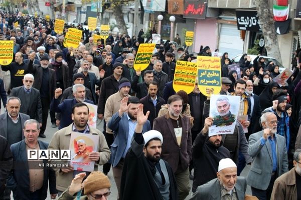 راهپیمایی حمایت از اقتدار جمهوری اسلامی در قائم‌شهر