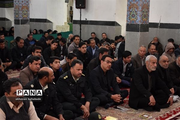 گرامیداشت سردار شهید سلیمانی و دانشجوی شهید امیرحسین قربانی بهابادی در روستای  بنستان بهاباد