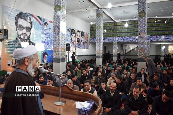 گرامیداشت سردار شهید سلیمانی و دانشجوی شهید امیرحسین قربانی بهابادی در روستای  بنستان بهاباد