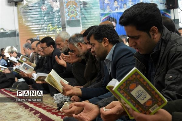 گرامیداشت سردار شهید سلیمانی و دانشجوی شهید امیرحسین قربانی بهابادی در روستای  بنستان بهاباد