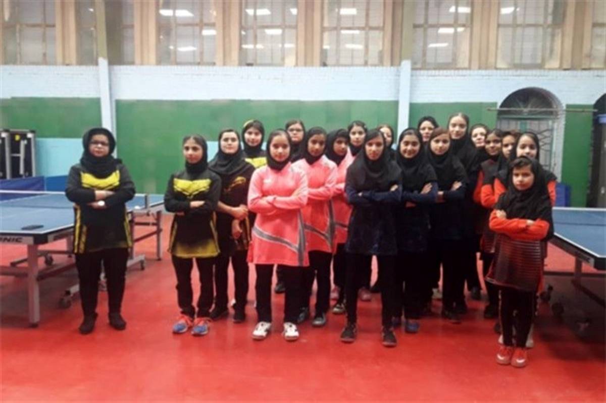 تیم های برتر مسابقات تنیس روی میز  دختر منطقه11کشوردر بوشهر مشخص شدند