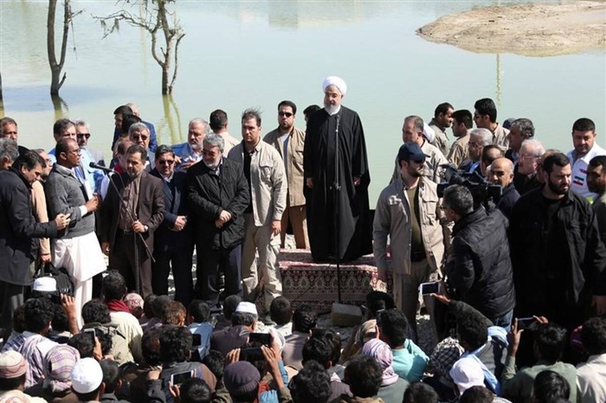 روحانی : دولت در کنار شما مردم سیلزده هست و از هیچ کمکی دریغ نخواهد کرد