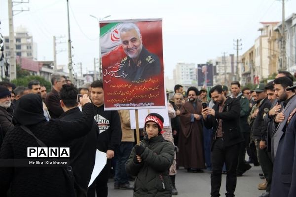 عزاداری هفتمین روز شهادت سردار سلیمانی در محمودآباد