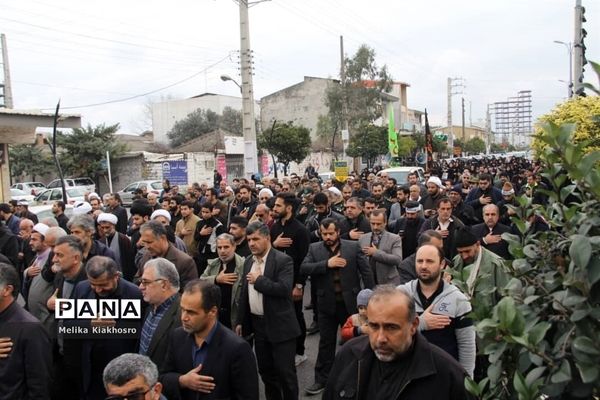 عزاداری هفتمین روز شهادت سردار سلیمانی در محمودآباد