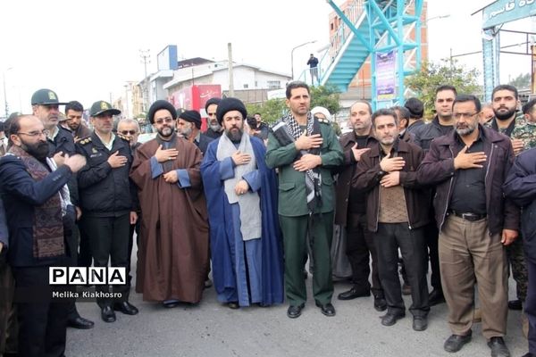 عزاداری هفتمین روز شهادت سردار سلیمانی در محمودآباد