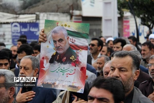 عزاداری هفتمین روز شهادت سردار سلیمانی در محمودآباد