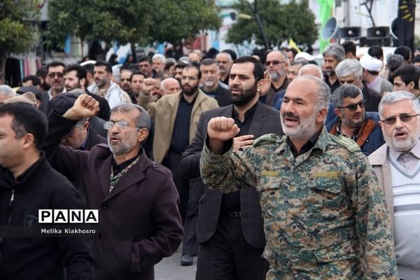 عزاداری هفتمین روز شهادت سردار سلیمانی در محمودآباد